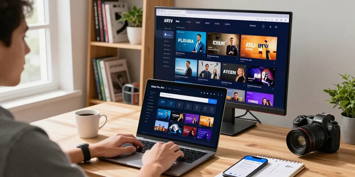 Profitez de l'expérience Atlas Pro PC avec un espace de travail moderne et lumineux.