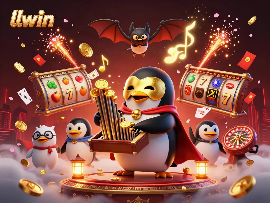 Engage in thrilling casino adventures with llwin as dynamic characters entertain amidst spinning slots and golden treasures.