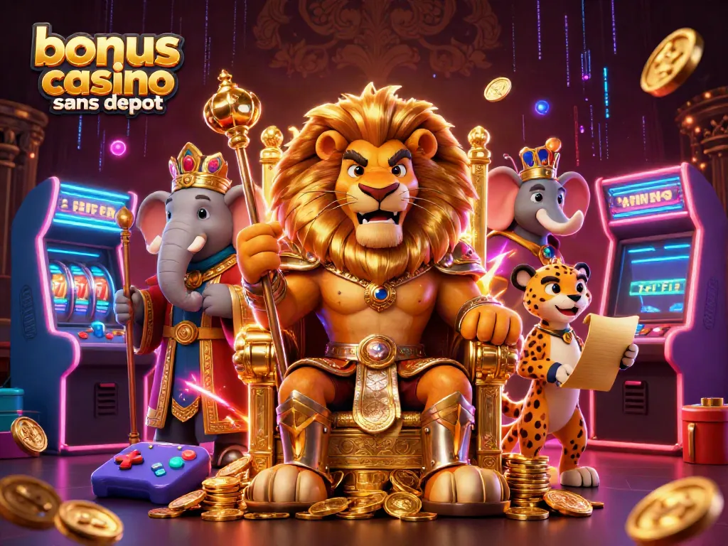 Jouez avec le bonus casino sans dépôt et découvrez un univers coloré de machines à sous.