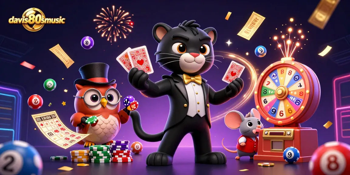 Engage with exciting game elements in this davis80smusic casino scene featuring vibrant characters and action.